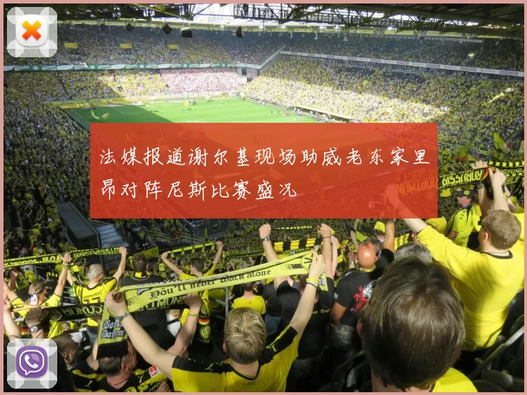 法媒报道谢尔基现场助威老东家里昂对阵尼斯比赛盛况